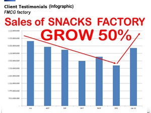 Konsultan Bisnis FMCG Snack Sales Grow